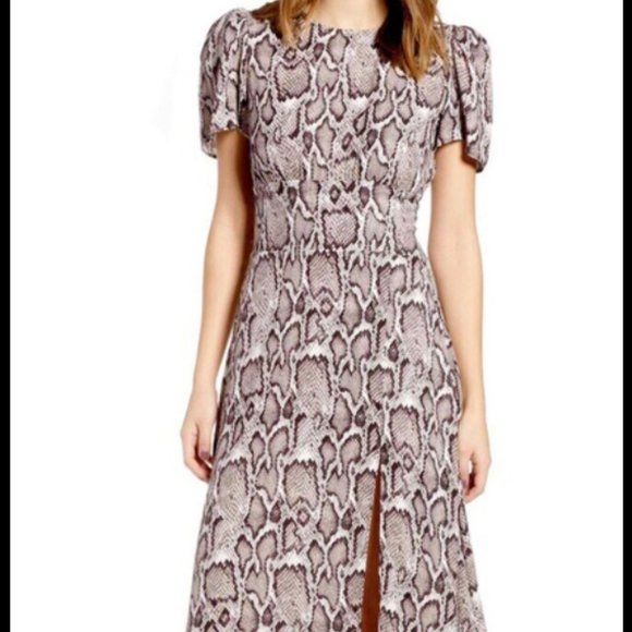 afrm lala midi dress